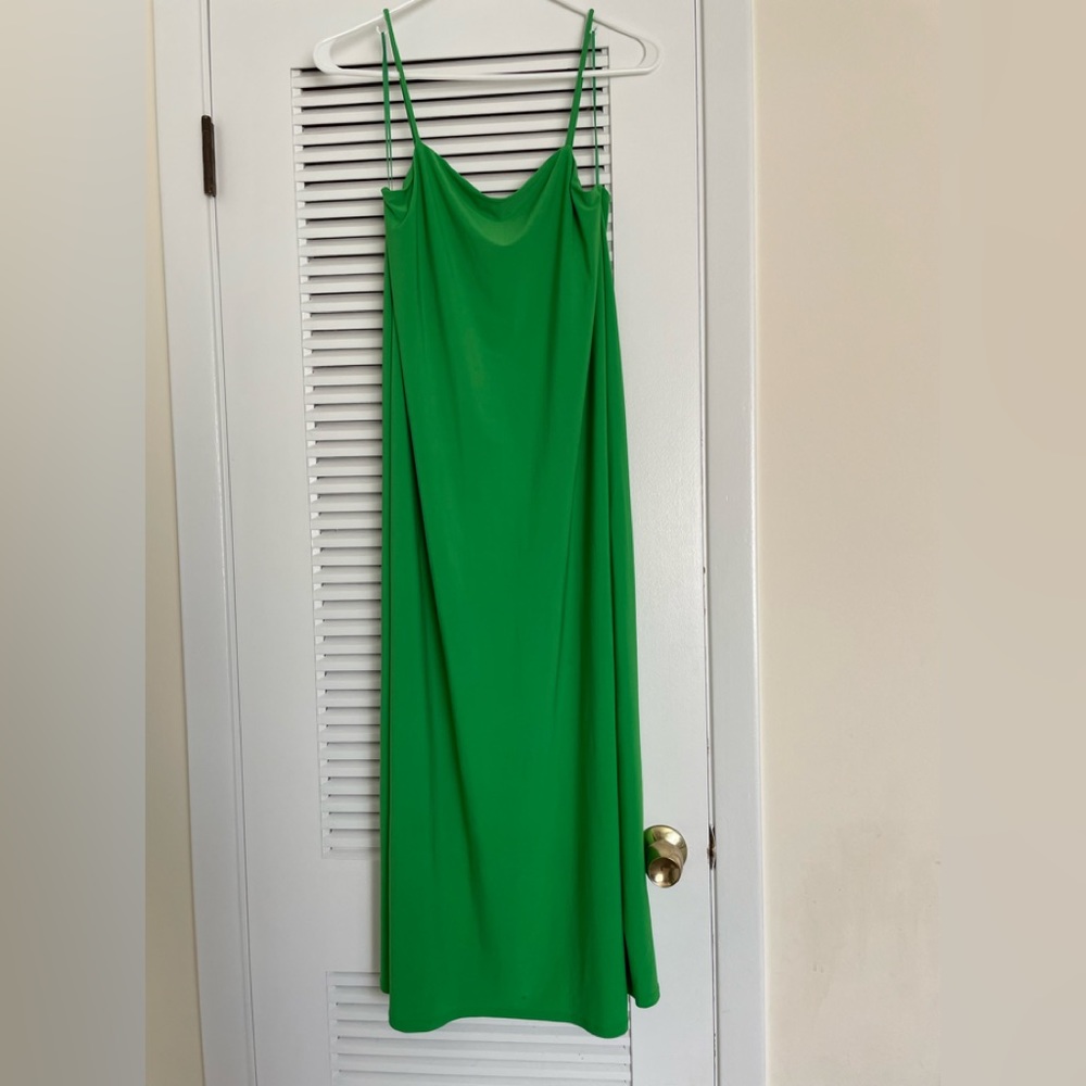 GREEN ZARA MAXI DRESS